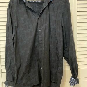 John Lennon Men's Black Button Down Shirt